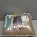 Ruaozz Waterproof Recliner Couch Covers 3 Seater Light Brown  22"D x 92"W x 38"H