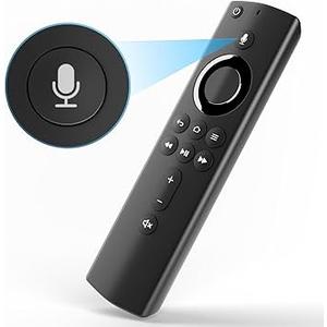 Voice Remote Control Compatible with AMZ Alexa Voice Fire Stick TV Remote (2nd Generation) - Black (2nd Gen Fire Stick Remote)