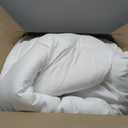 Bedsure King Size Comforter Set, Prewashed Bedding White
