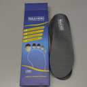 Walk Hero Plantar Fasciitis Feet Insoles Arch Supports Orthotics Inserts Relieve Flat Feet, High Arch (Mens 9-9 1/2 | Womens 11-11 1/2) (Gray)