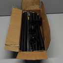 YaFex Heavy Duty Curtain Rods 32-150 Inch, 1 Inch Adjustable Black Curtain Rod for Windows, Extra Long Window Treatment Rods with Aluminium Finials, Easy Installation