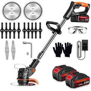 Electric Weed Wacker Cordless, 21V Cordless Weed Eater Battery Powered