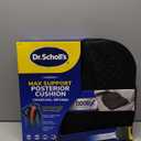 Dr. Scholl's Black Max Support Copper-Infused Posterior Seat Cushion, 46200WDI, 2.82 lbs
