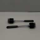 MR.SIGA Long Handle Bottle Brush, Flexible Scrub Brush for Water Bottles, Glasswares, Mugs, Black, 2 Pack