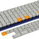 YMDK 75 Keys DSA Dye Sub PBT Keycaps Suitable for Ortholinear Layout MX Keyboard XD75 ID75 Planck Preonic Niu40 (Only Keycap)