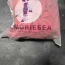 Memoriesea Women's Elegant Square Neck Swing A Line Wedding Evening Party Midi Dress, Red, Large