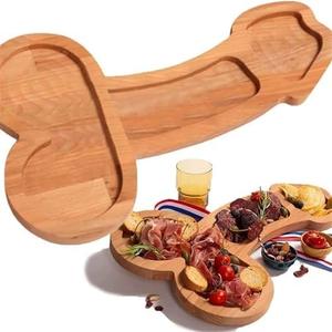 HQKJGSYX Wooden Party Plate Funny Reusable Plates Bachelorette Party Favors Decorations Bride To Be Bridesmaid Favors Bridal Shower Engagement Party Bachelorette Party Supplies, 0.1