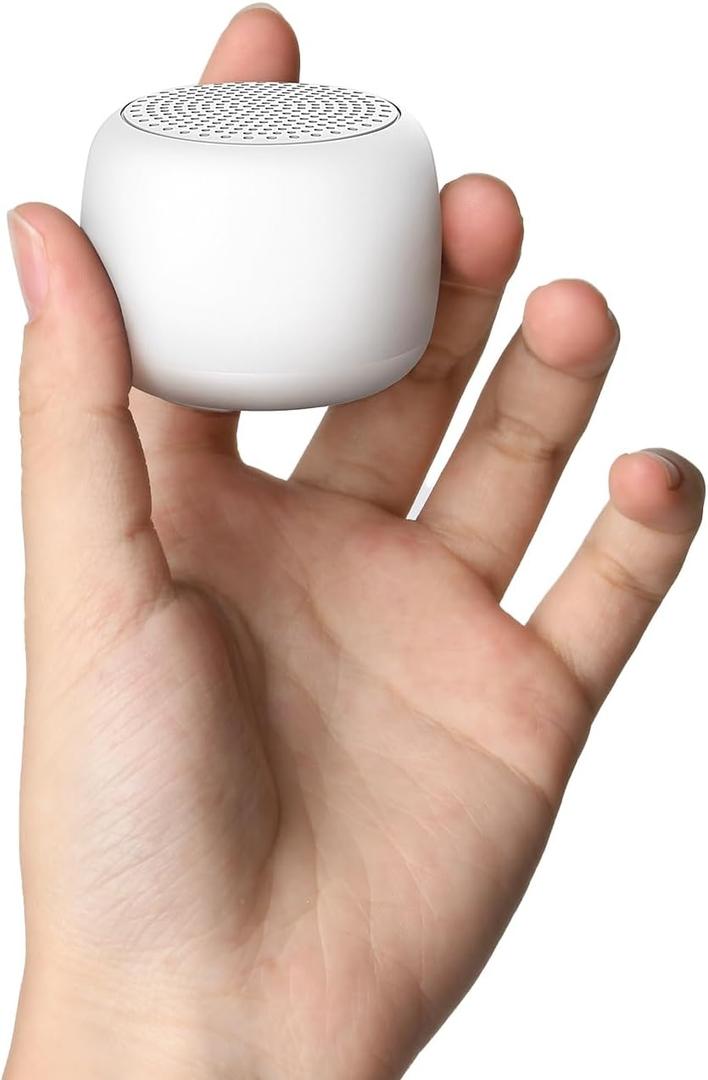 Babelio White Noise Sound Machine for Adults Kids Baby, Mini, 15 Non-Looping Sounds, Timer, Memory Function, Easy to Pocket and Travel White