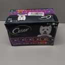 Cesar Wet Dog Food Classic Loaf in Sauce Grilled Chicken, Filet Mignon, Porterhouse Steak, Beef, Chicken & Liver and Turkey Variety Pack 3.5 oz. Easy Peel Trays (36 Count, Pack of 1)