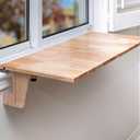 AD Furnishes Original SillMate Window Plant Shelf, 31.88"x 13.77" Sill Shelf for Plants - Verify Sizing First - Cat Perch - Renter Friendly No Drilling/Damage - Sill Extender for Plants (81 x 35cm)