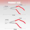 2-Piece Pistol Pliers Set, 11-Inch Long Nose And 10-Inch Long Handle Pistol Pliers, Can Be Used As Fishing Gear And To Hold Nuts And Fasteners, Easy To Work In Tight Spaces