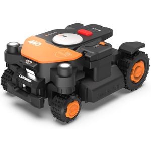 Worx Landroid Vision Cloud 4WD Robot Lawn Mower, No Perimeter Wire Robot Mower for 1 Acre, AI Obstacle Avoidance + RTK Cloud Navigation, 84% Slope, Auto Mapping, App Control, Cut-to-Zero, WR344