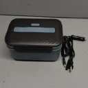 Electric Heated Lunch Box for Car Truck Home 1.8L 100W Portable Food Warmer with 12V/24V/110V/220V Hot Meal for Work Travel Jobsite Camping Christmas Gifts White Elephant Gifts for Adults/Men/Woman (Bule & Gray)