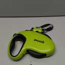 Pecute 32ft Retractable Dog Leash with Reflective Strips, 360 Tangle-Free, One-Button Control & Sturdiness Nylon Material, Long Leash Retractable with Poop Bag Holder for Medium Large Dog (Green)