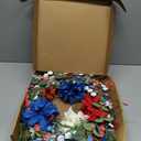 J'FLORU 4th of July Wreath 22 Inch Red White Blue Flower Wreath Patriotic Wreaths for Front Door with Red White Blue Peony Daisy Flowers for July Fourth Memorial Day Flay Day Decor