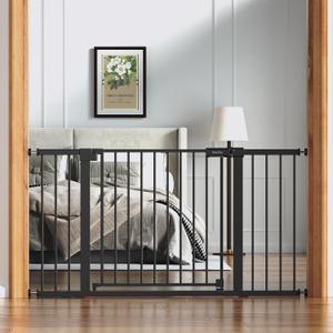 Babelio 36-56" 30"H Extra Wide Baby Gate for Stairs No Drilling, PressGuard II