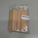 Mototo 6 PCS Wooden Train Track Straight Pieces 6 Inch Wooden Train Track Accessories Wood Railroad Expansion Connector Compatible with Most Wood Railway Set for Girl Boy Birthday Holiday Christmas