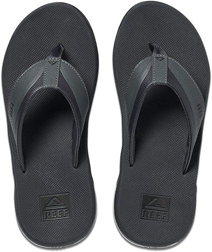 REEF Anchor Men's Beach Flip Flop, Water Friendly, Cushioning Heel Airbag 8