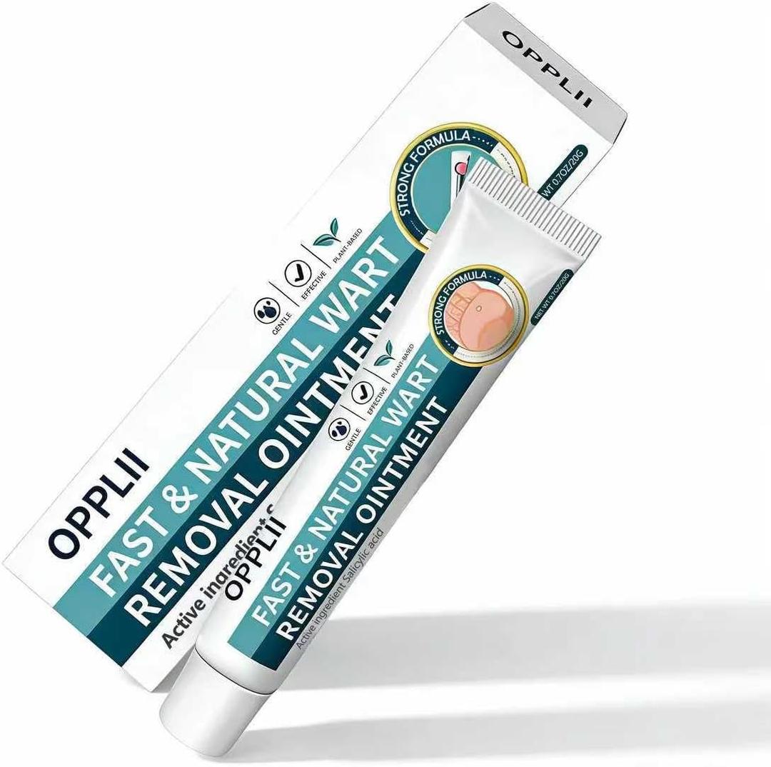 2 x Wart Removal Ointment with 17% Salicylic Acid Extra Strength Wart Remover Cream for Plantar, Common & Flat Warts on Hands & Feet