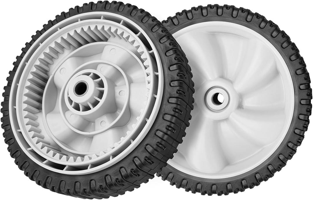 734-04581 634-0190A HRR216 Lawn Mower Wheels Fit for MTD, Yard Man, Crafts man, Huskee, Yard Machines Self Propelled Walk-Behind Lawn mower 2 Pack