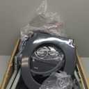 Drive Medical 11148-1 Folding Steel Bedside Commode Chair, Portable Toilet, Supports Individuals Weighing Up To 350 Lbs, with 7.5 Qt. Bucket and 13.5 Inch Seat, Grey