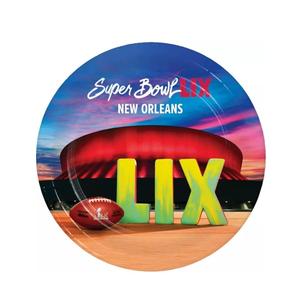 Super Bowl LIX 9 Inch Plates  8-pack