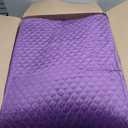 Dog Car Seat for Large/Medium Dogs - Memory Foam Dog Booster Seat for Under 55Lbs or 2 Small Dogs-Detachable and Washable Travel Bed with Thick Cushion and Storage Pockets - Purple