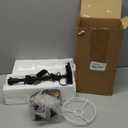 Thcbme Gothic Skull Lamp for Festival - 5W USB Art Deco Skeleton Table Light, Spooky Resin Novelty Decor with Funky Whimsical Design, Unique Gothic Decorate for Party/Home Office (Black)