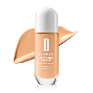 Clinique Even Better Clinical Vitamin Makeup Broad Spectrum SPF 45 With Vitamin C, Vitamin E + Vitamin B3 | Light Coverage + Vibrant Finish (AH Light Medium Warm 1)
