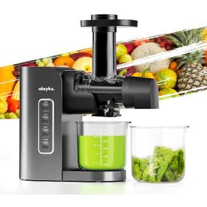 Cold Press Juicer,Slow Masticating Juicer with Soft & Hard Modes,Juicer Machines Vegetable and Fruit with Reverse Function,Celery Juicer,BPA-Free,Easy to Clean