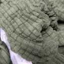 OHSIO Sectional Couch Covers, Wear Resistant Stretch Sofa Covers Washable Soft Couch Cushion Covers Anti Slip Furniture Protector Sofa Slipcovers for Pets (1 Piece Back Couch Cover, Green)