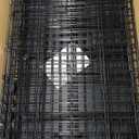 Amazon Basics Large 3-Tier Cat Durable,Pliable Cage Playpen Box Crate Kennel - 35.8"L x 22.4"W x 50.6"H, Black