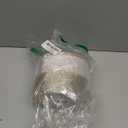 Ivory Velvet Wired Christmas Ribbon 4 Inch Extra Wide Thick Ivory and Gold Glitter Holiday Ribbon  10-Yards Roll for Tree Decorations, Gift Wrapping, Wreaths, and DIY Crafts