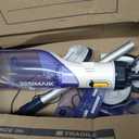 Pool Vacuum for Above Ground Pool, JESIMAIK 18.5 GPM Powerful Suction Handheld Pool Vacuum, 60min Runtime,Telescopic Pole Cordless Pool Vacuum for Above/Inground Pool, Spas, Hot Tubs Cleaning