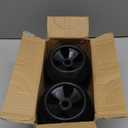Lawn Mower Deck Wheels 4 Pack 5" Anti Scalp Deck Wheels Kit Replace for John Deere AM116299 AM125172 AM133602 M111489 Replace for MTD 734-04039 753-04856 734-3058 (Black-Single Wheel)