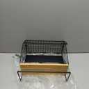 Ofirayhome Magnetic Shelf for Fridge with Wood Lid, Fruit Potato and Onion Storage Bins, Pantry Organizers & Storage, Large Container Magnetic Spice Rack for Refrigerator, Kitchen Counter, Cabinet