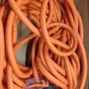 SPECILITE Garden Hose 50 ft x 5/8 in Heavy Duty, Flexible and Lightweight Water Hose, Burst 600 psi, Kink-less Hybrid Rubber Hose for Backyard, 3/4'' Brass Fittings