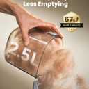 oneisall Dog Vacuum & Dryer for Shedding Grooming, 8 in 1 Dog Grooming Kit with Metal Blade Pet Clippers, Adjustable Speed and Temperature Control Blower