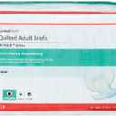 Cardinal Health Wings Ultra Adult Incontinence Briefs, Size Large (45–58 Inch Waist/Hip), Extra Heavy Absorbency, Quilted, Cloth-Like Backing, Unisex Disposable Adult Diapers – 72 Count (Black, L)
