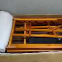 Dog Ramp for Bed - 65" Length, Supports up to 32" Height,Includes Non-Slip Replaceable Carpet, Safety Rails & Landing Platform,Adjustable & Foldable Pet Ramp for Large/Senior Dogs to Get on Bed