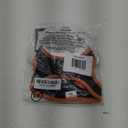 Best Pet Supplies - All Weather Mesh, Reflective, No Pull Harness for Small, Medium Dogs, Cats - Secure with Hook & Loop Fastener, Buckle, Double D-Rings - Black/Orange Trim, XS (XS (Chest: 13 - 14.5"))