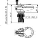 Toilet Fill Valve with Silent & Rapid Refill, Quiet-Fill Technology, Adjustable Water Level, Toilet Tank Repair Part