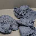 Asee'm 3pcs Cheesecloth Table Runner 120 Inches Dusty Blue Boho Gauze Cheese Cloth Runner 10FT Rustic Sheer Table Runners for Centerpiece Wedding Baby Shower Spring Easter Decoration