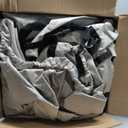 100% Waterproof T-Top Boat Cover Ultra-Thick 1200D Heavy-Duty Tear-Resistant Polyester with Motor Cover & 19 Reinforced Straps, for 22"-24" Center Console Boat with T Top Roof (Gray)