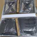 Signature Design by Ashley Caitbrook Rustic 7-Piece Dining Set  Rectangular Table with 6 X-Back Upholstered Chairs, Gray