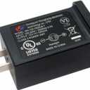 12V 1A LED Power Supply, Replacement Yard Inflatable LED Adapter LED Transformer for Christmas String Light, Fountain Lights, Inflatable Device (RH12V1A 1PCS)