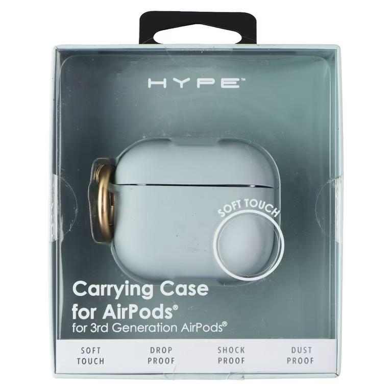 Hype Carrying Case for Apple AirPods 3rd Generation - Gray