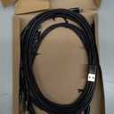 Amazon Basics 5-Pack USB-C to USB-A 2.0 Fast Charging Cable, 480Mbps Speed, USB-IF Certified, for Apple iPhone 16/15, iPad, Samsung Galaxy, Laptops, 6 Foot, Black