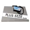 Extra Wide Heavy Duty Scale for Body Weight, 300kg/660 Lb Bariatric Scale w. Wall Mount External Digital Display, for Plus Size Person, Elderly, Doctor Office