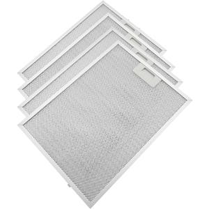 4 Pcs BPPFA30 Range Hood Grease Filter Replacement Fit for BORAN Range Hood QP130 QP130BL QP130BLC QP130SS Aluminum Mesh Kitchen Overhead Fan Stove Oven Hood Vent Filter 11.81" x 16.25"